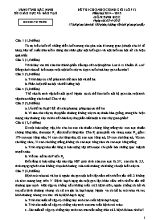 Đề thi chọn học sinh giỏi lớp 12 tỉnh Bắc Ninh năm học 2014  2015 môn Sinh học